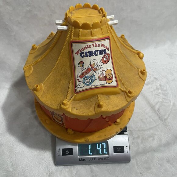 Vintage 1977 Disney Weebles Winnie The Pooh Circus Flawed only tent - Picture 15 of 15